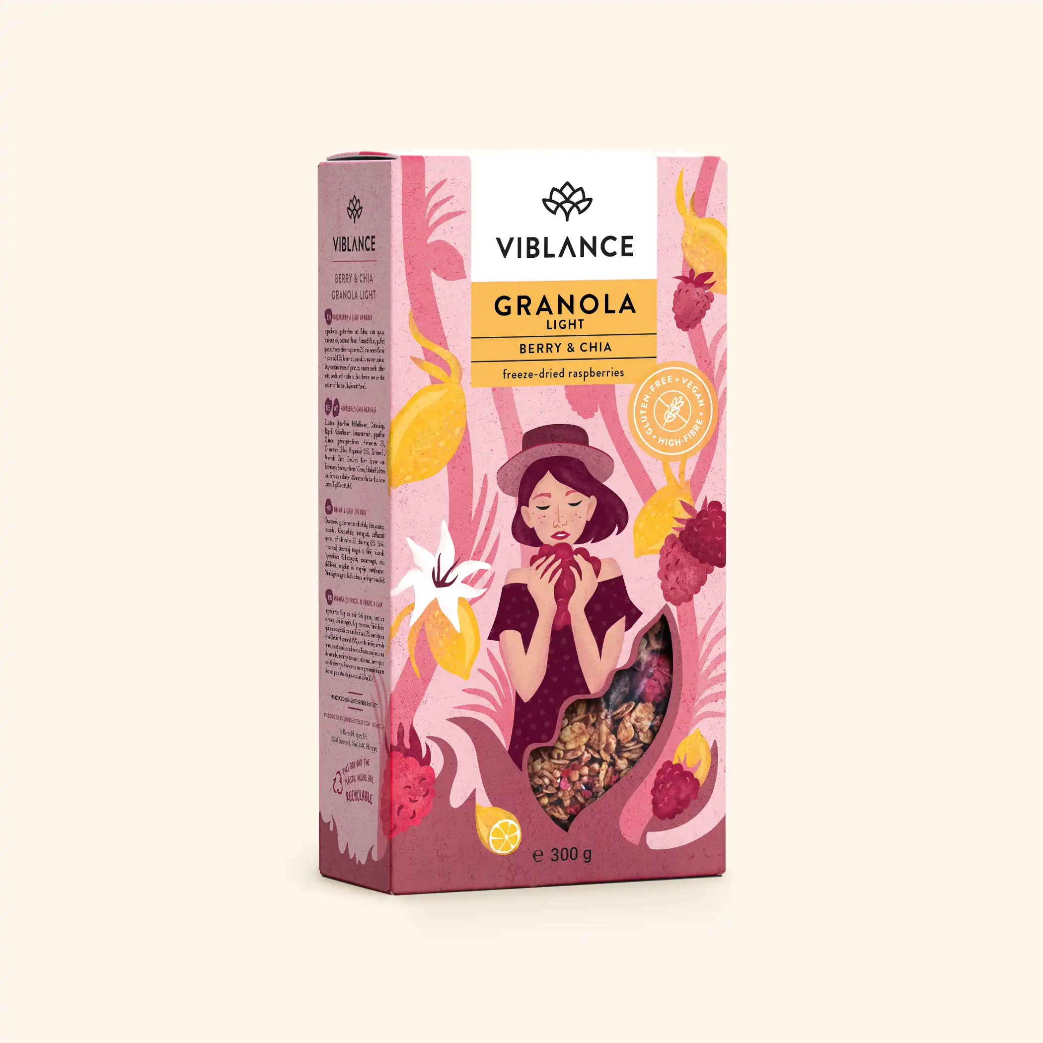 Viblance-Granola-Light-Berry-and-chia.webp Berry & Chia Granola Light - Image 1