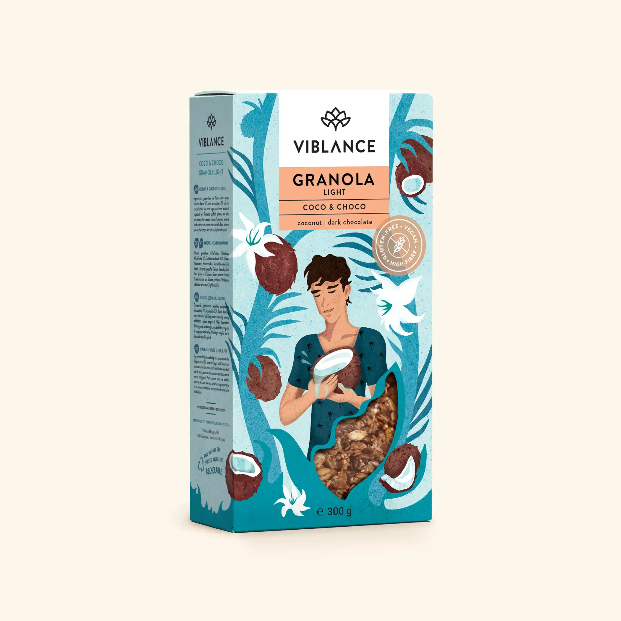 Viblance-Granola-Light-Coco-Choco.webp Coco & Choco Granola Light - Image 1